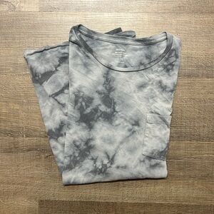 Old Navy Charcoal Tie-Dye Tee